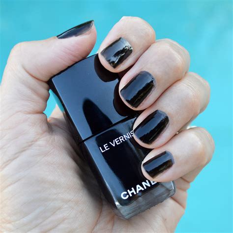 chanel black nail polish review|chanel nail polish cost.